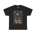 Death Tarot Card Tee | Hoodoo Headz® Vintage Cartoon Cat Heavy Cotton T-Shirt