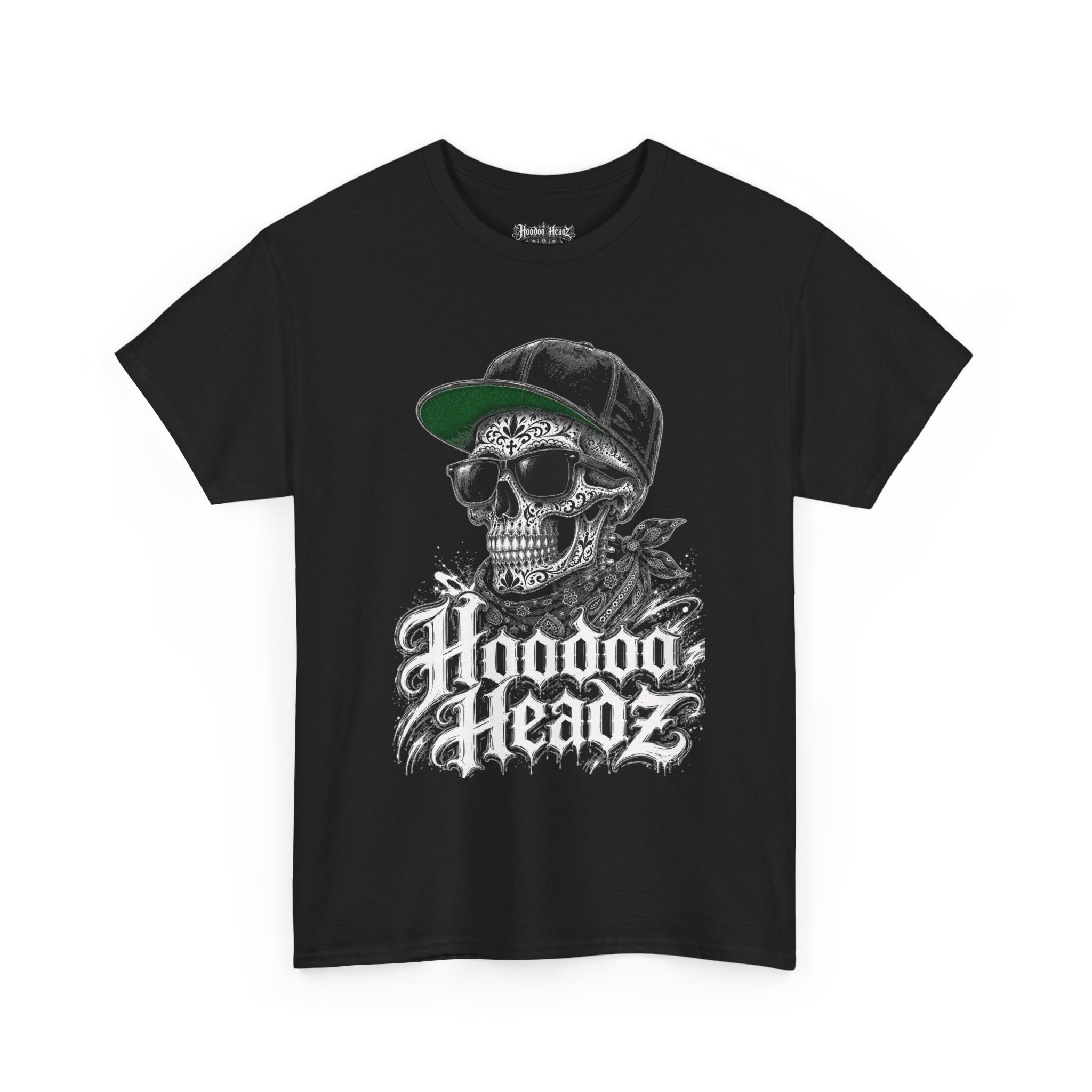 Tales From the Hood Skull Tee | Hoodoo Headz® West Coast Heavy Cotton T-Shirt