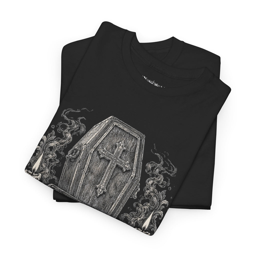 Dead Format Tee | Hoodoo Headz® Goth Stuff Cassette Heavy Cotton T-Shirt