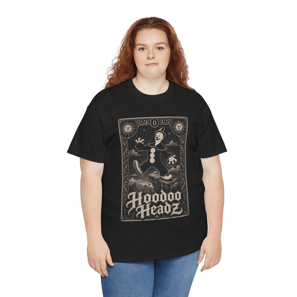 Koko the Clown Fool on the Hill Tarot Tee | Hoodoo Headz® Vintage Occult T-Shirt