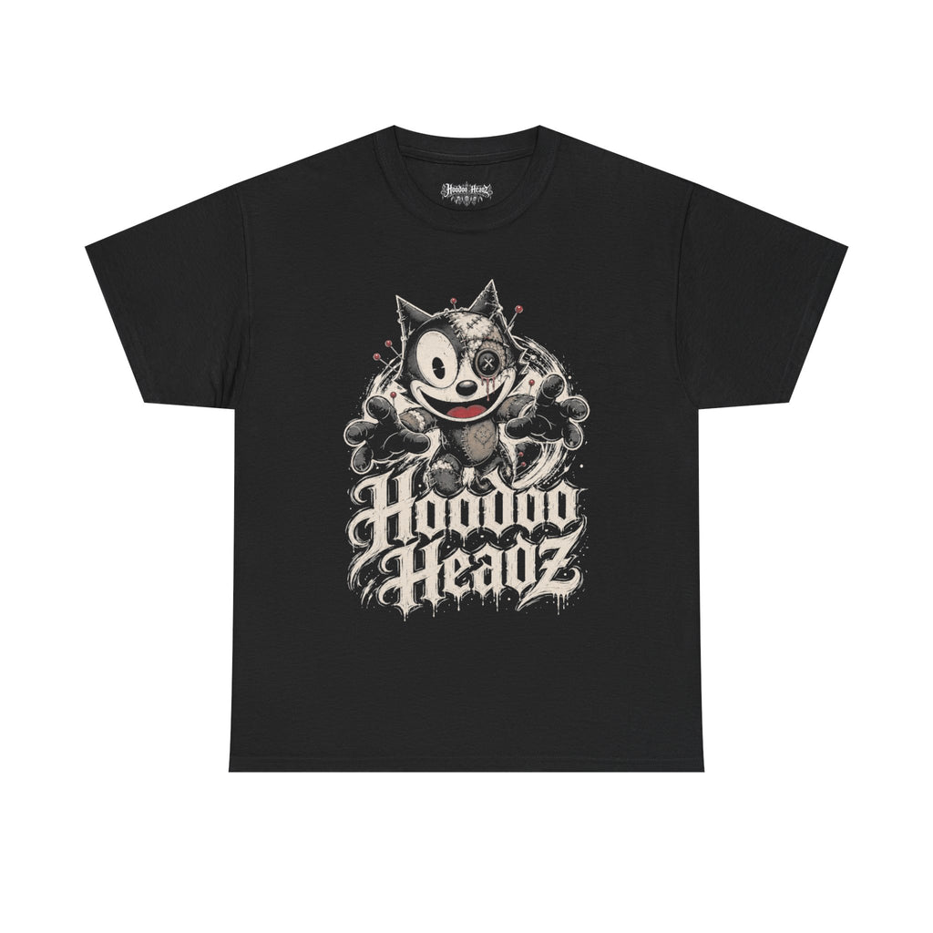 Zombie Voodoo Doll Tee | Hoodoo Headz® Vintage Cartoon Heavy Cotton T-Shirt
