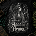 Green Witch Tee | Hoodoo Headz® Earth Magic & Herbal Witchcraft Heavy Cotton T-Shirt