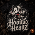 Zombie Voodoo Doll Tee | Hoodoo Headz® Vintage Cartoon Heavy Cotton T-Shirt
