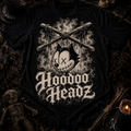 Shrunken Head Puppet Tee | Hoodoo Headz® Vintage Cartoon Heavy Cotton T-Shirt