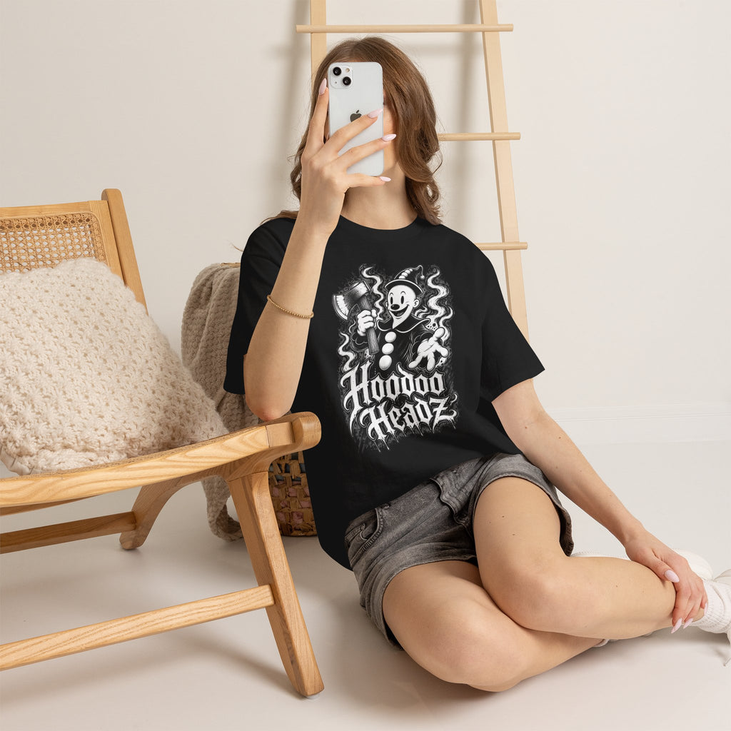 Koko the Clown Hatchet Tee | Hoodoo Headz® Vintage Occult Graphic T-Shirt