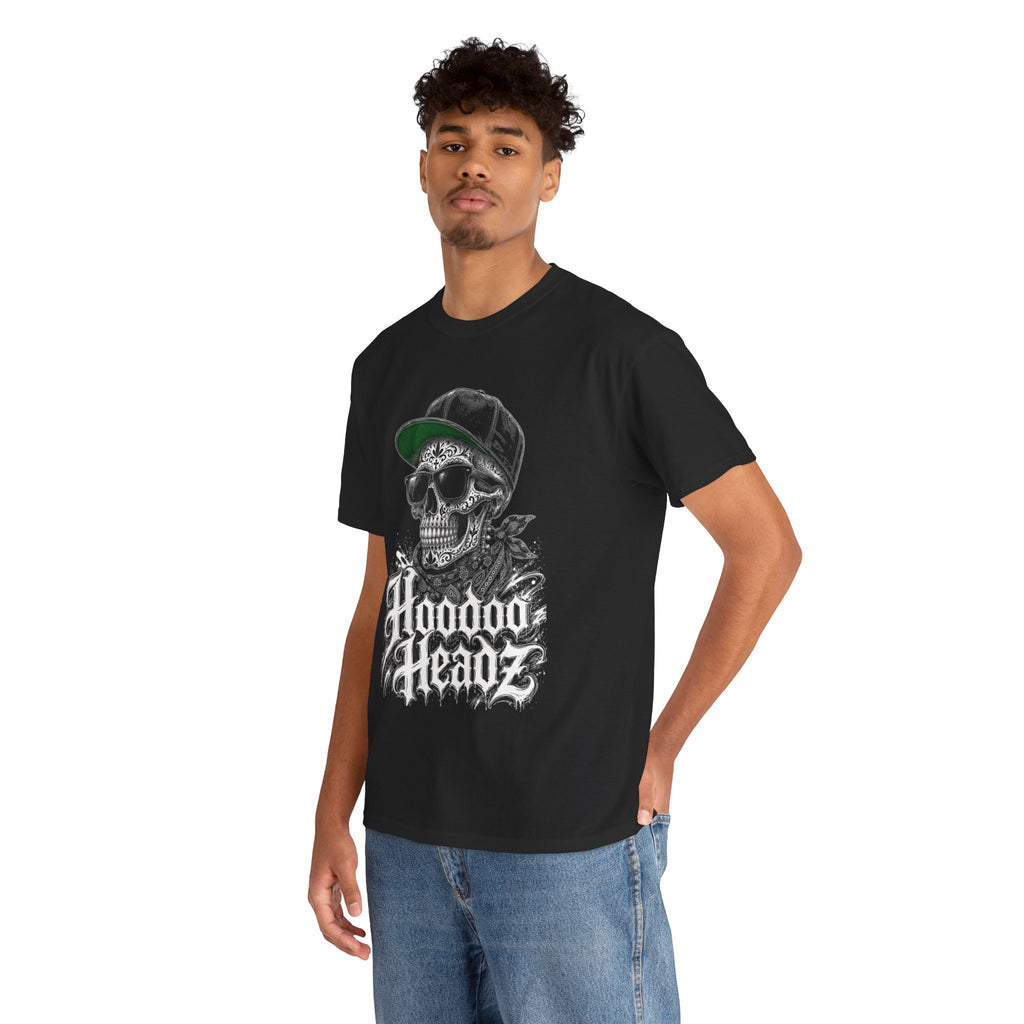 Tales From the Hood Skull Tee | Hoodoo Headz® West Coast Heavy Cotton T-Shirt