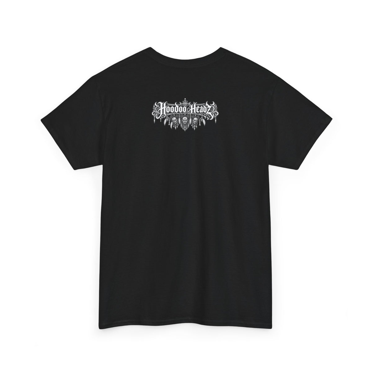 Death Tarot Card Tee | Hoodoo Headz® Vintage Cartoon Cat Heavy Cotton T-Shirt