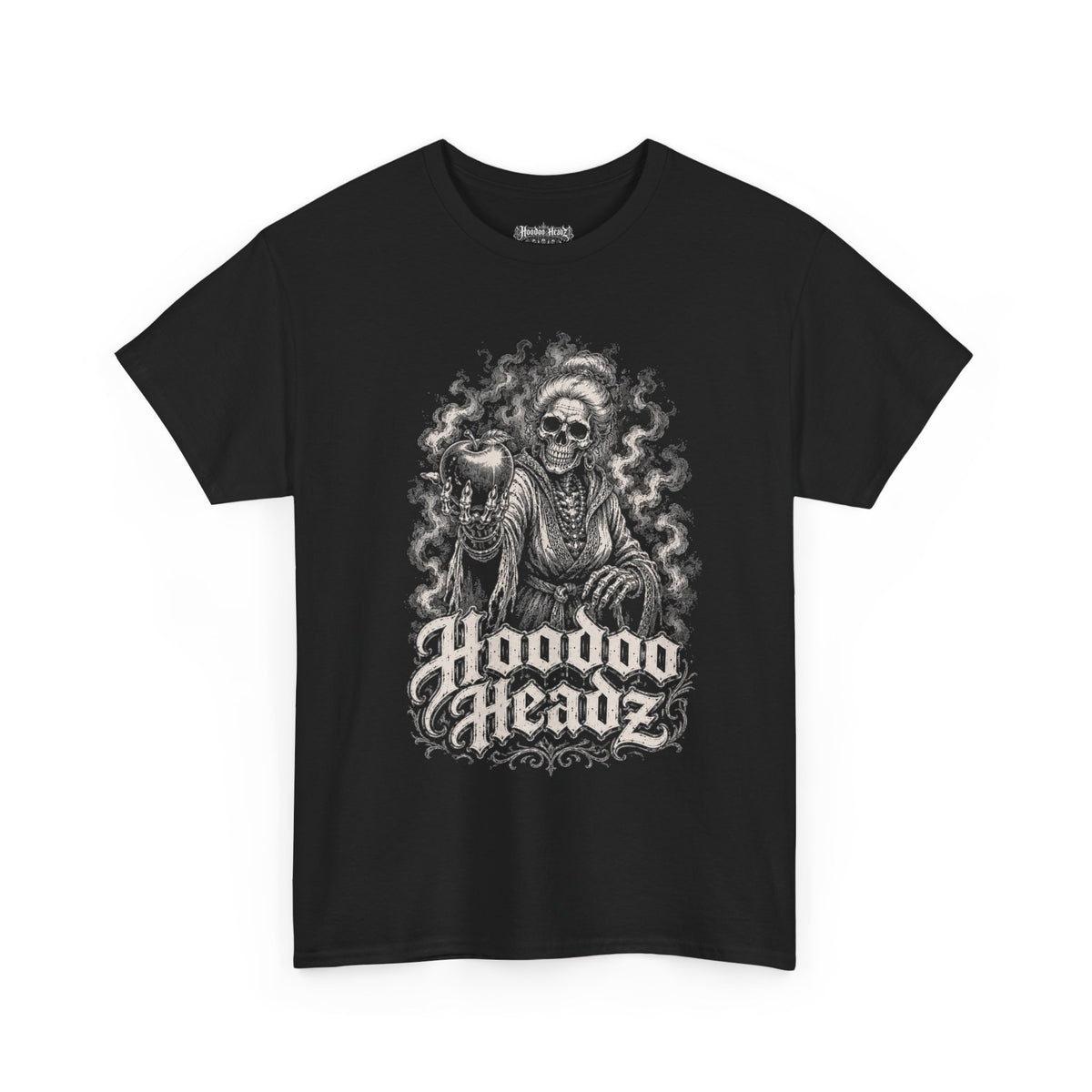 Granny Apple Tee | Hoodoo Headz® Dark Folklore Heavy Cotton T-Shirt