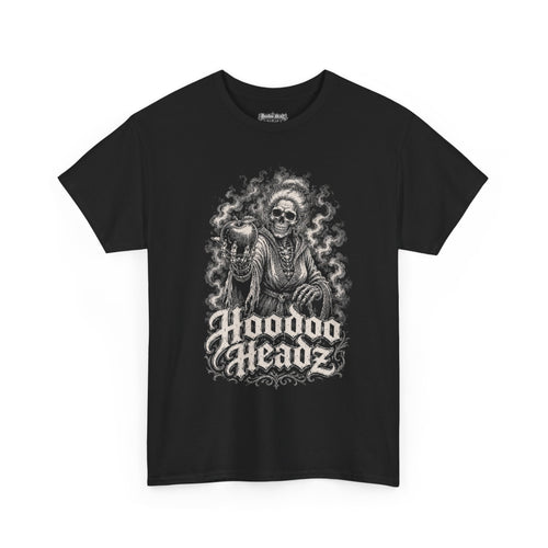 Granny Apple Tee | Hoodoo Headz® Dark Folklore Heavy Cotton T-Shirt