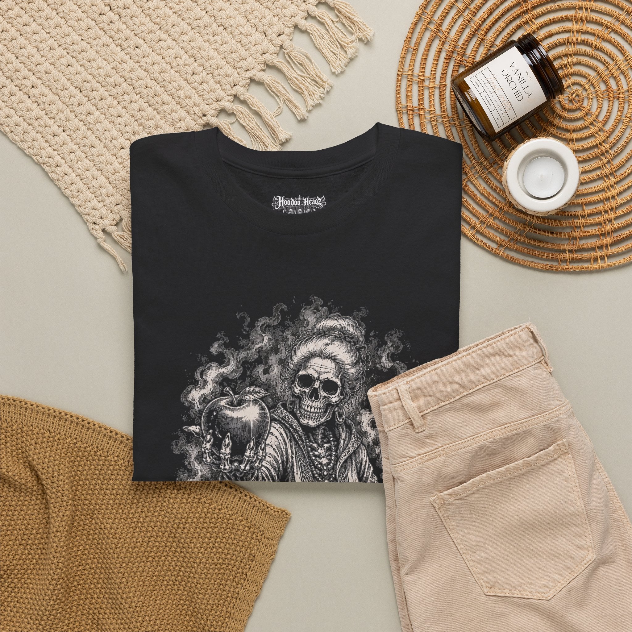 Granny Apple Tee | Hoodoo Headz® Dark Folklore Heavy Cotton T-Shirt